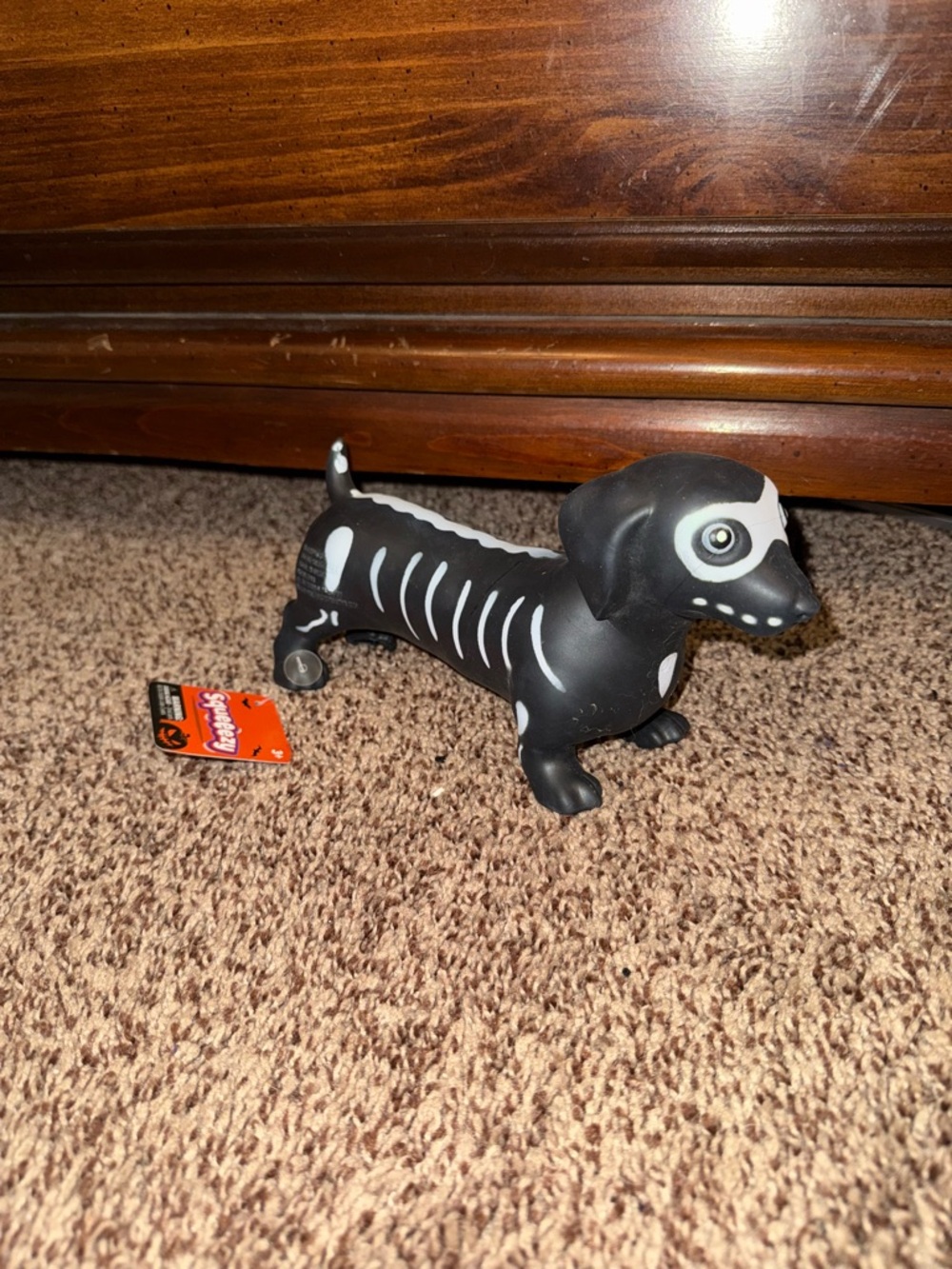Sunny Days Squeeezy Dachshund Squishy - Halloween Skeleton